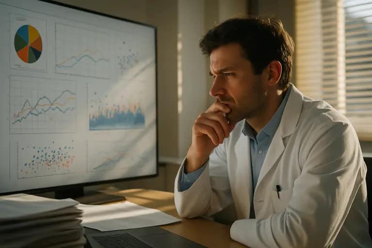 Analyst comparing incident notes with verified data points on a dashboard